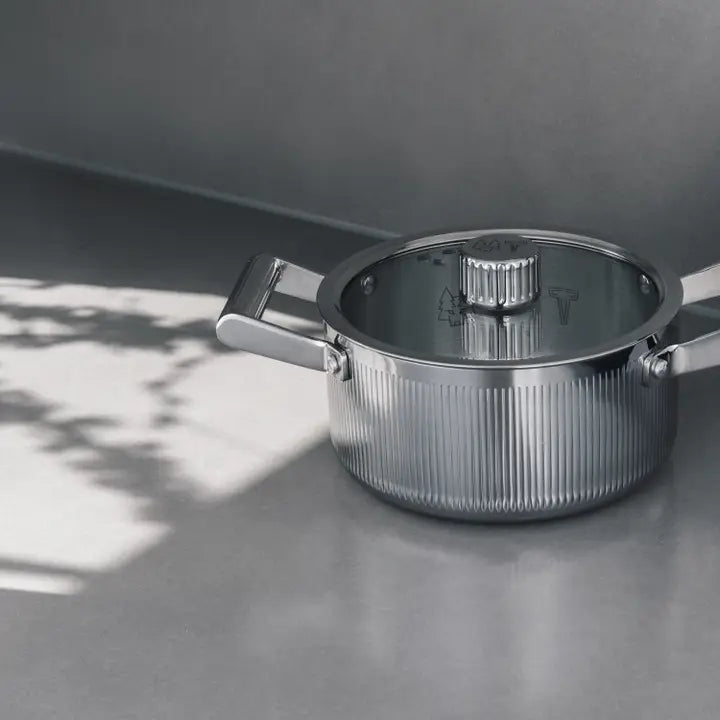 VARGEN & THOR Glima sauce pot 2L with lid 5-ply stainless steel