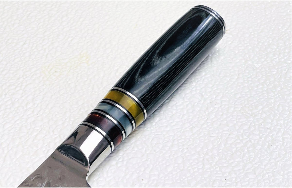 STERNSTEIGER Stahlwaren Nagasaki hand hammered Santoku knife