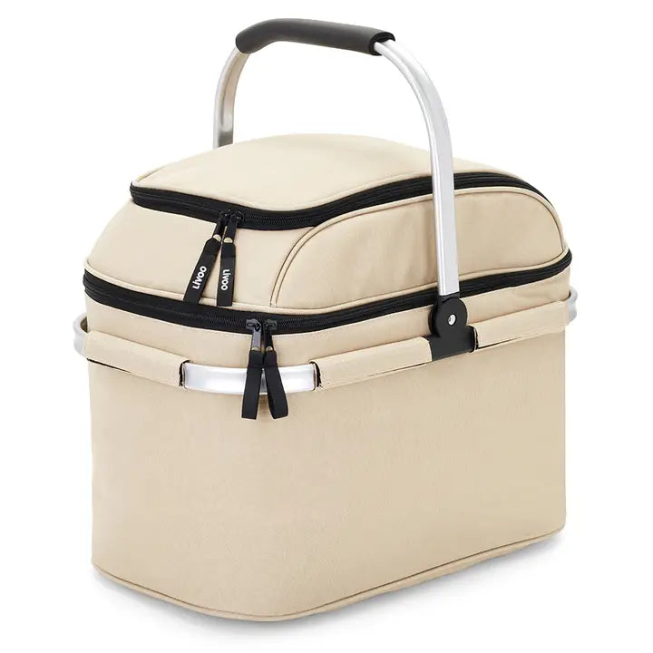 LIVOO Picnic basket for 4