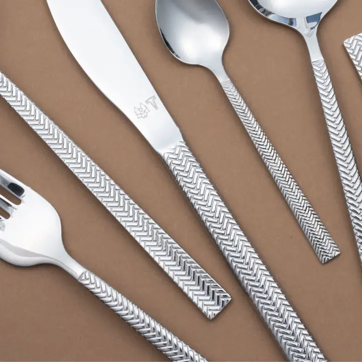 VARGEN & THOR Glöd.2 cutlery set polished steel 16-piece
