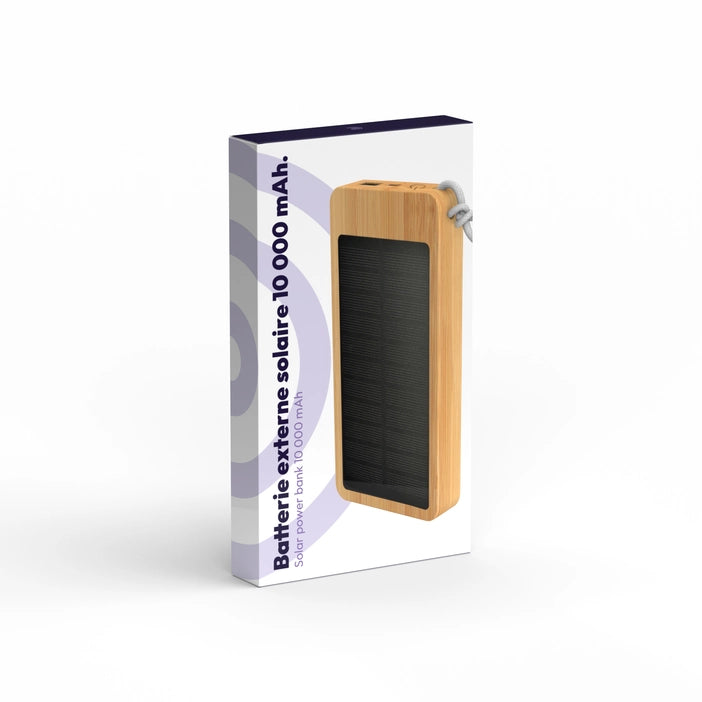 LIVOO solar power bank 10,000 mAh