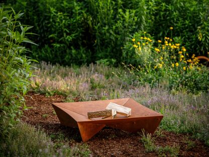 KEILBACH DESIGNPRODUKTE Fluxus fire pit 80 x 80 cm