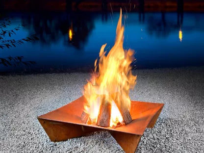 KEILBACH DESIGNPRODUKTE Fluxus fire pit 80 x 80 cm