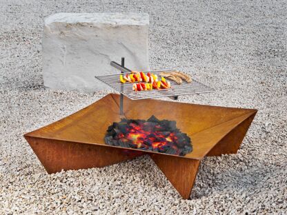 KEILBACH DESIGNPRODUKTE Fluxus fire pit 80 x 80 cm