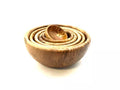 OLIVENHOLZ-ERLEBEN Round bowl set (6 pcs.)