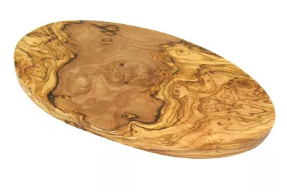 OLIVENHOLZ-ERLEBEN Oval breakfast board large, olive wood