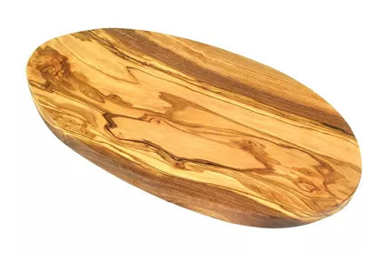OLIVENHOLZ-ERLEBEN Oval breakfast board large, olive wood
