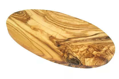 OLIVENHOLZ-ERLEBEN Oval breakfast board large, olive wood