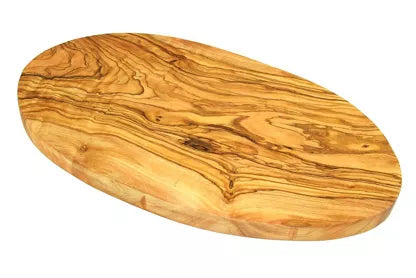 OLIVENHOLZ-ERLEBEN Oval breakfast board large, olive wood