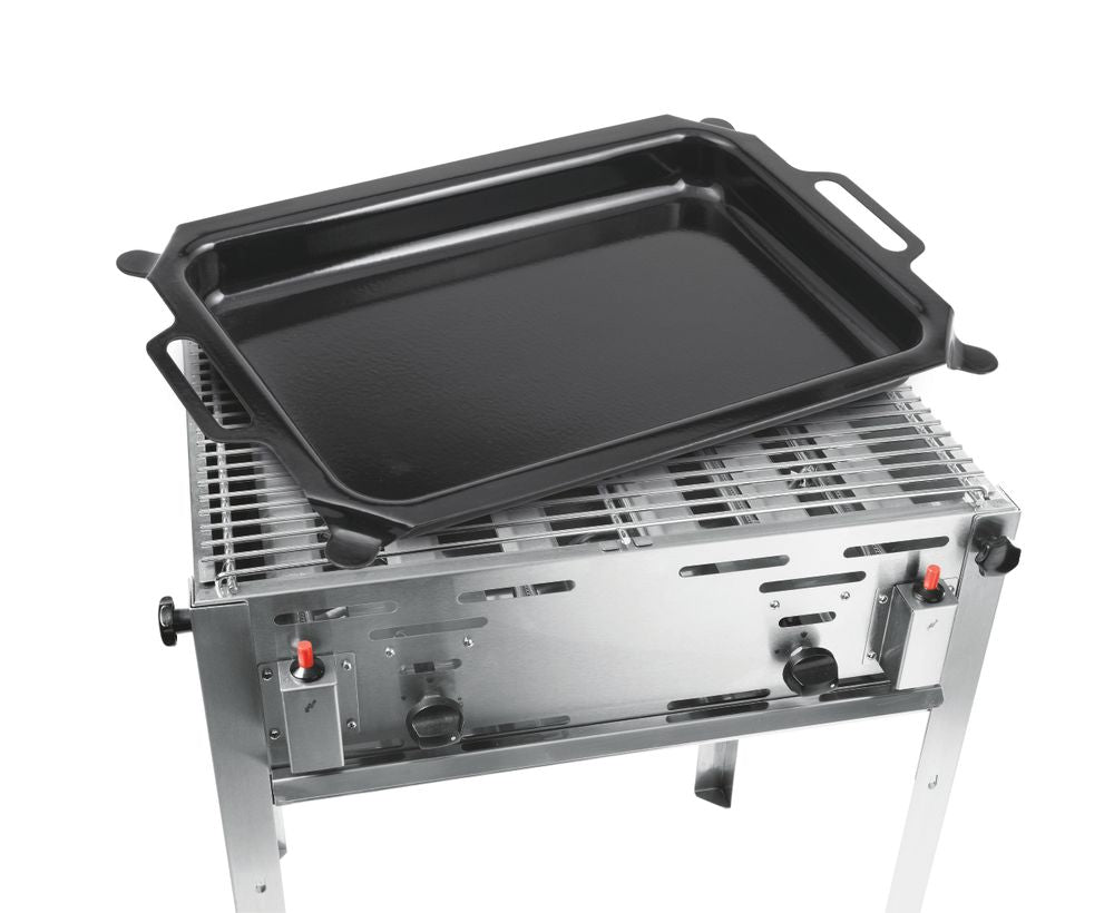 HENDI Grill-Master Maxi professional gas grill with roasting tray
