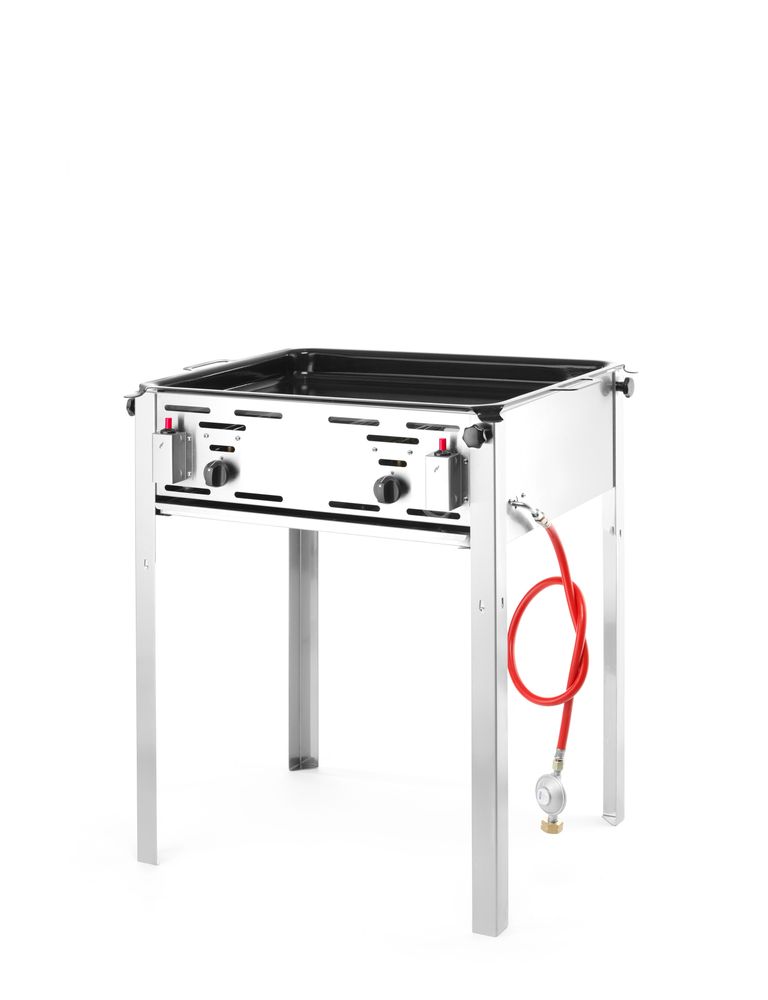 HENDI Grill-Master Maxi professional gas grill with roasting tray