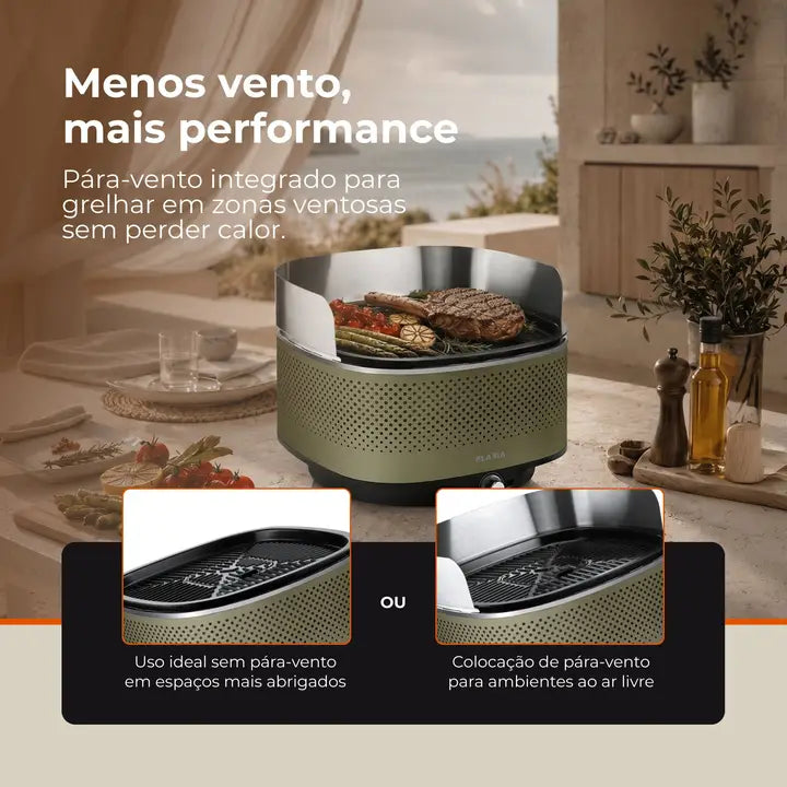 FLAMA Mastergrill Evo Forest charcoal grill, Live Coal Style, 4014FL