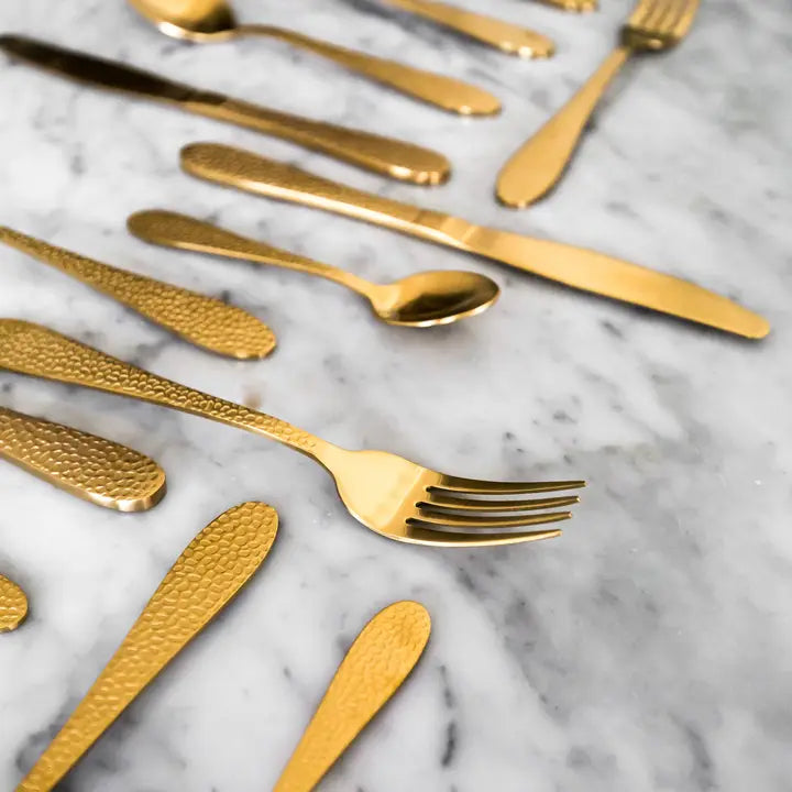 VARGEN & THOR Nimbus 16-piece cutlery set brass