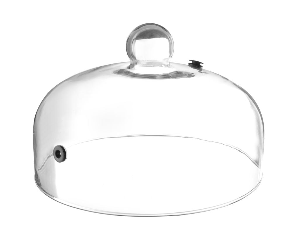 HENDI Glass dome with vent for smoking gun, ⌀260x(H)175mm