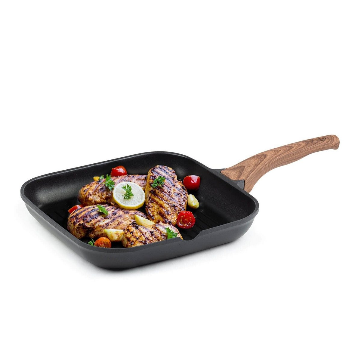 ROSMARINO Black Line grill pan 28 cm