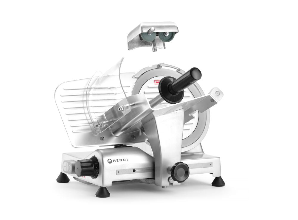 HENDI Profi Line slicer 195 with built-in sharpener, 416x400x(H)335mm