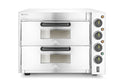 HENDI Double Deck Pizza Oven Silver, 3000W
