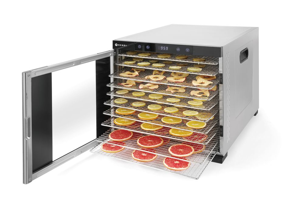 HENDI Profi Line food dehydrator with 10 trays, 430x550x(H)416mm