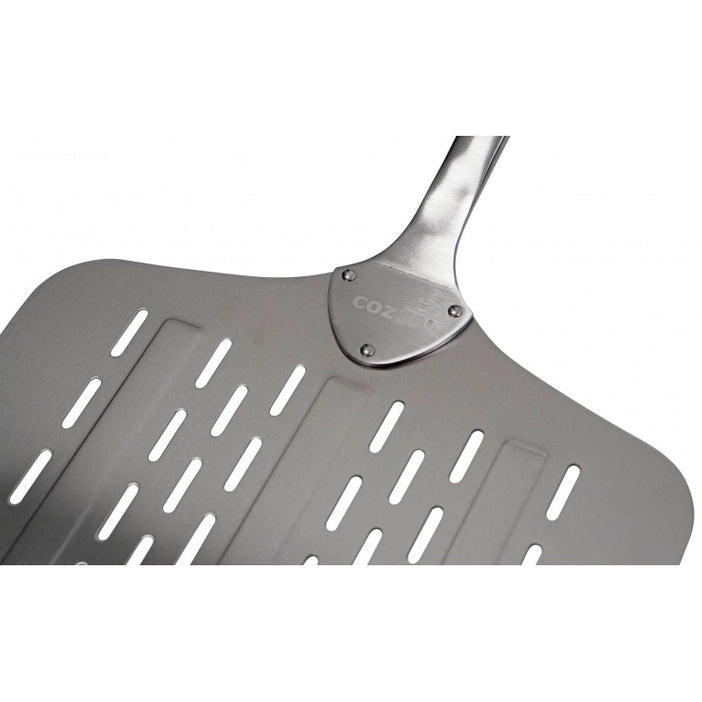 EZOOZA perforated stainless steel pizza peel Cozze 40 x 35 cm