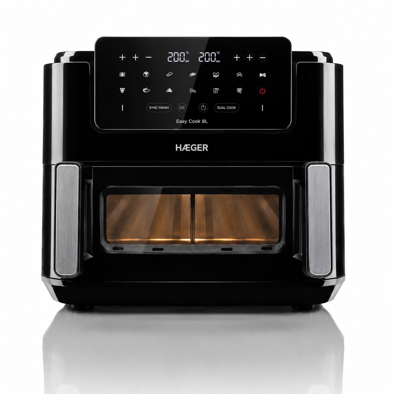 HAEGER Super Cook 10L Digital oil-free fryer with dual baskets