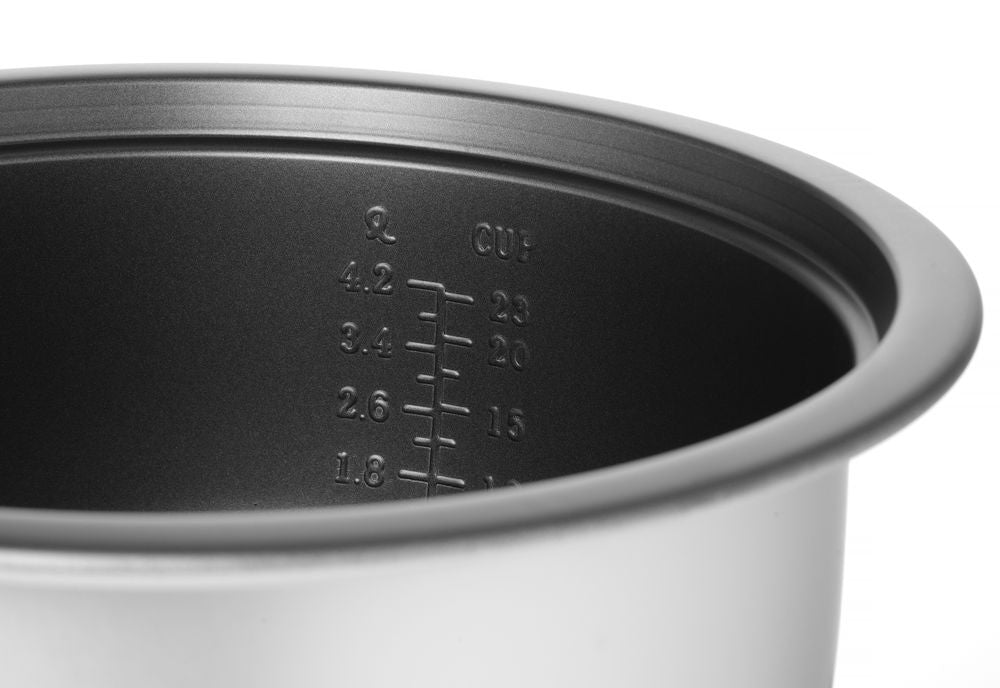 HENDI Kitchen Line rice cooker 4.2 L for up to 46 portions, 420x380x(H)240mm
