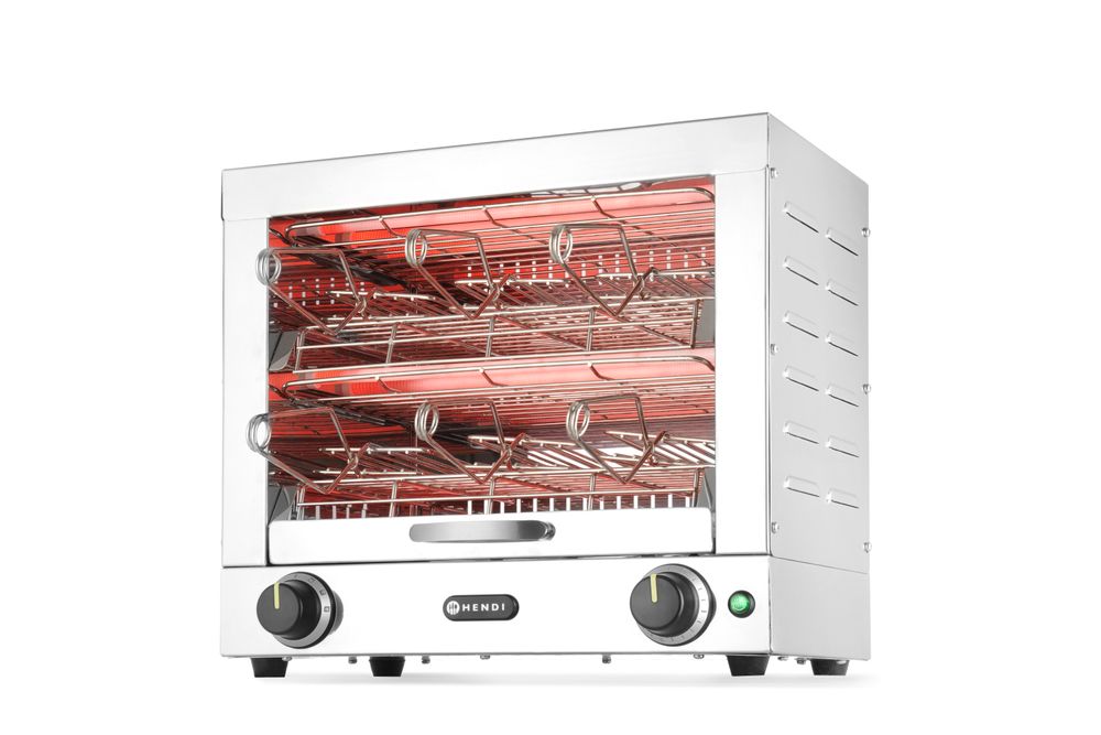 HENDI Multi toaster with 6 tongs, 450x390x(H)400mm