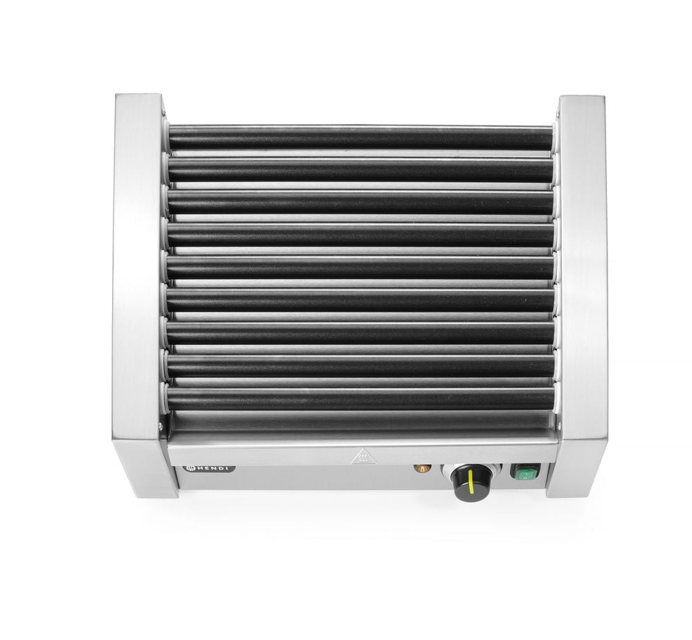 HENDI Sausage Rolling Grill One Zone, 7 Rollers