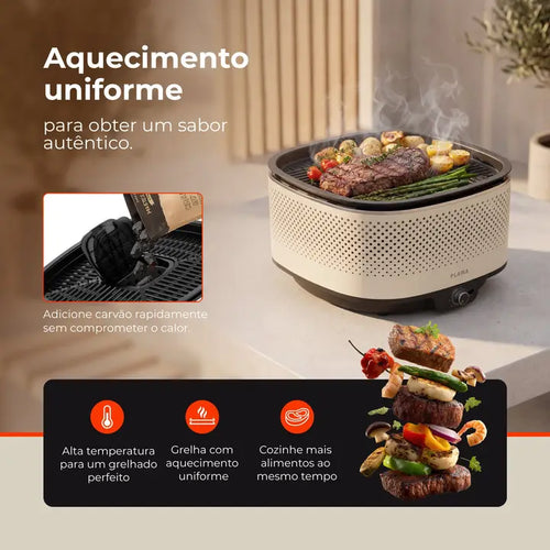 FLAMA Mastergrill Evo Sand 4012FL charcoal grill