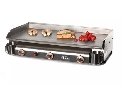 PLANCHA TONIO Gas Plancha Trio with 3 Burners, Stainless Steel