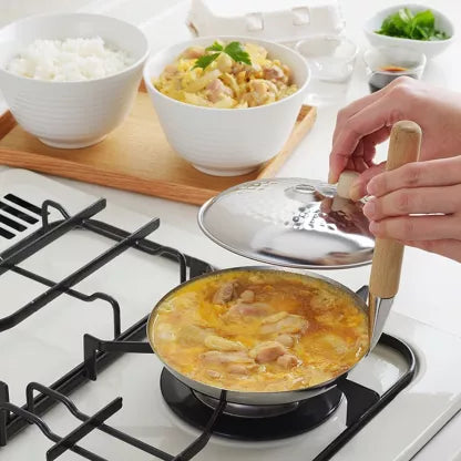 YOSHIKAWA Oyako-Don Saucepan 450 ml stainless steel pan with lid