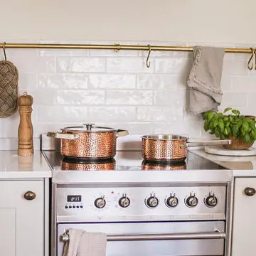 VARGEN & THOR Mjölner XL cookware set 6 pieces genuine copper