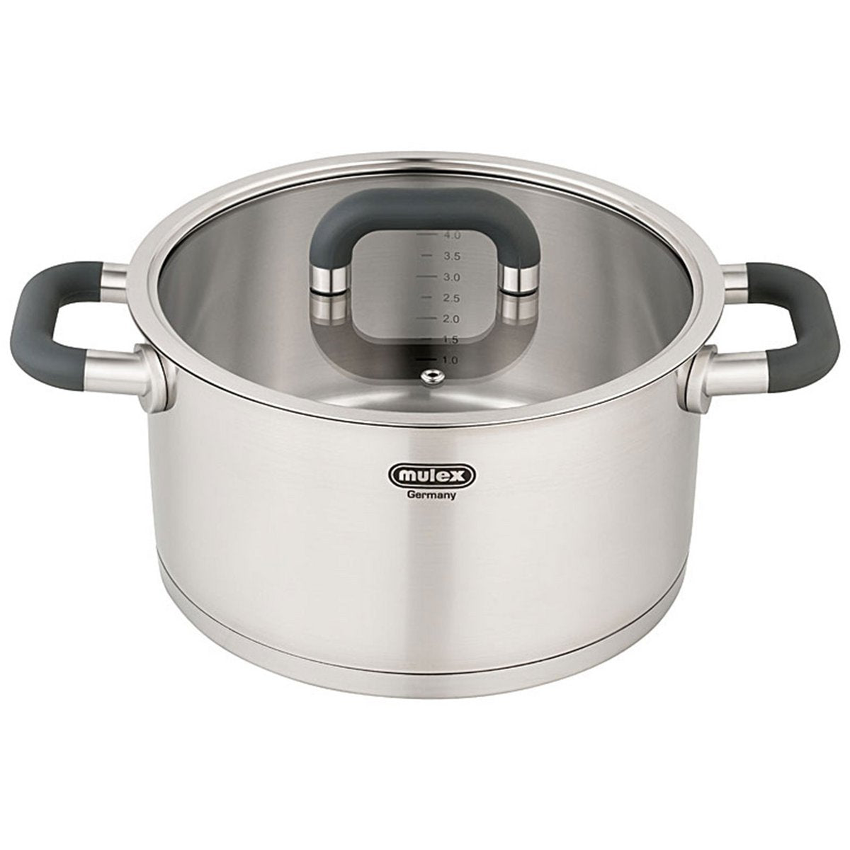 MULEX Lugano stainless steel pot set + serving pan 24 cm