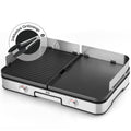 LEBENLANG Electric table grill – electric grill with accessories