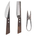 AUTHENTIC BLADES Little helpers knife set, carbon steel