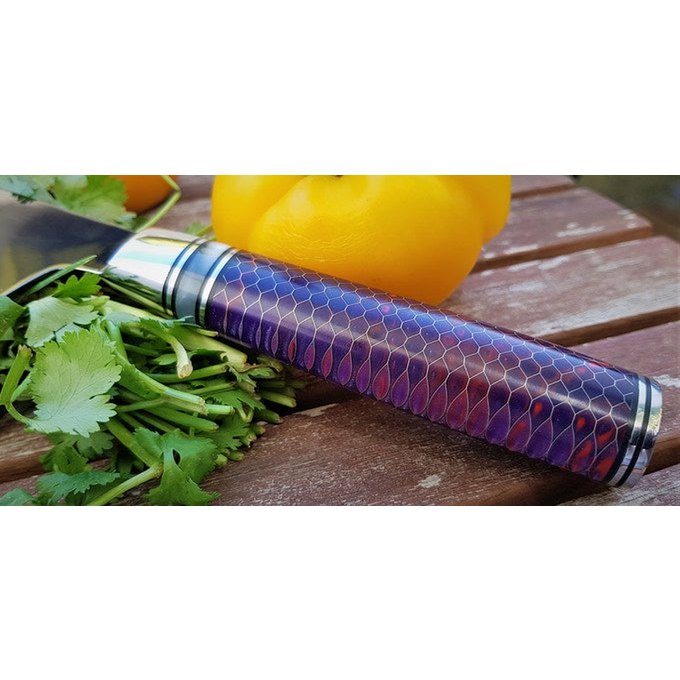 STERNSTEIGER Santoku Knife with Titanium Coating (Yukimura Collection)