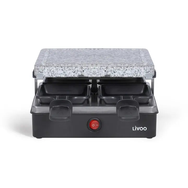 LIVOO Raclette grill for 4 granite