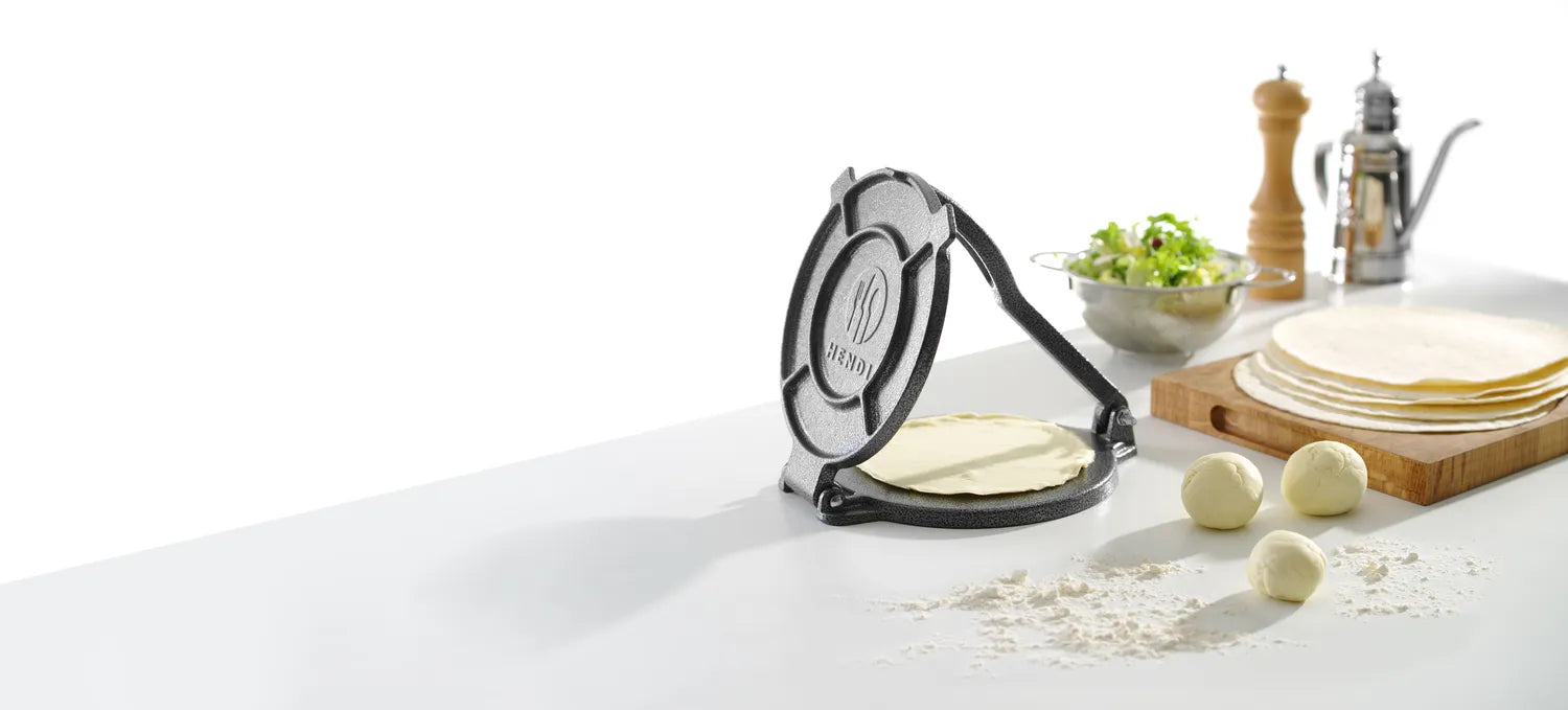 HENDI Cast iron tortilla press, 255×200mm