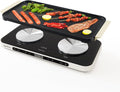 AEWHALE Double hob 1200 W + 600 W with ceramic non-stick griddle