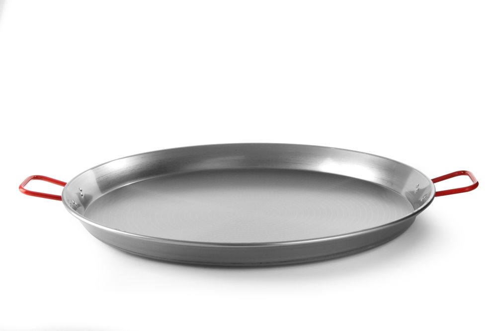 HENDI Paella pan carbon steel for Fiesta gas grill, ⌀800x(H)50mm