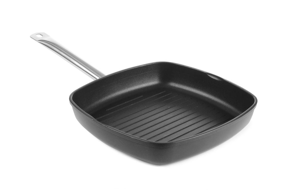 HENDI Titanium Professional grill pan with ridged surface, 550x290x(H)55mm