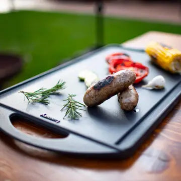 LUNAWAY Bbq Reverse: Reversible enameled cast iron griddle and grill