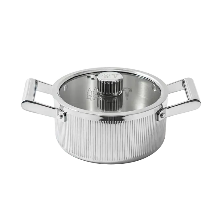 VARGEN & THOR Glima sauce pot 2L with lid 5-ply stainless steel