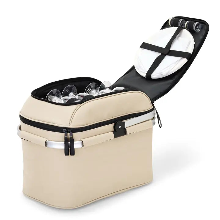 LIVOO Picnic basket for 4