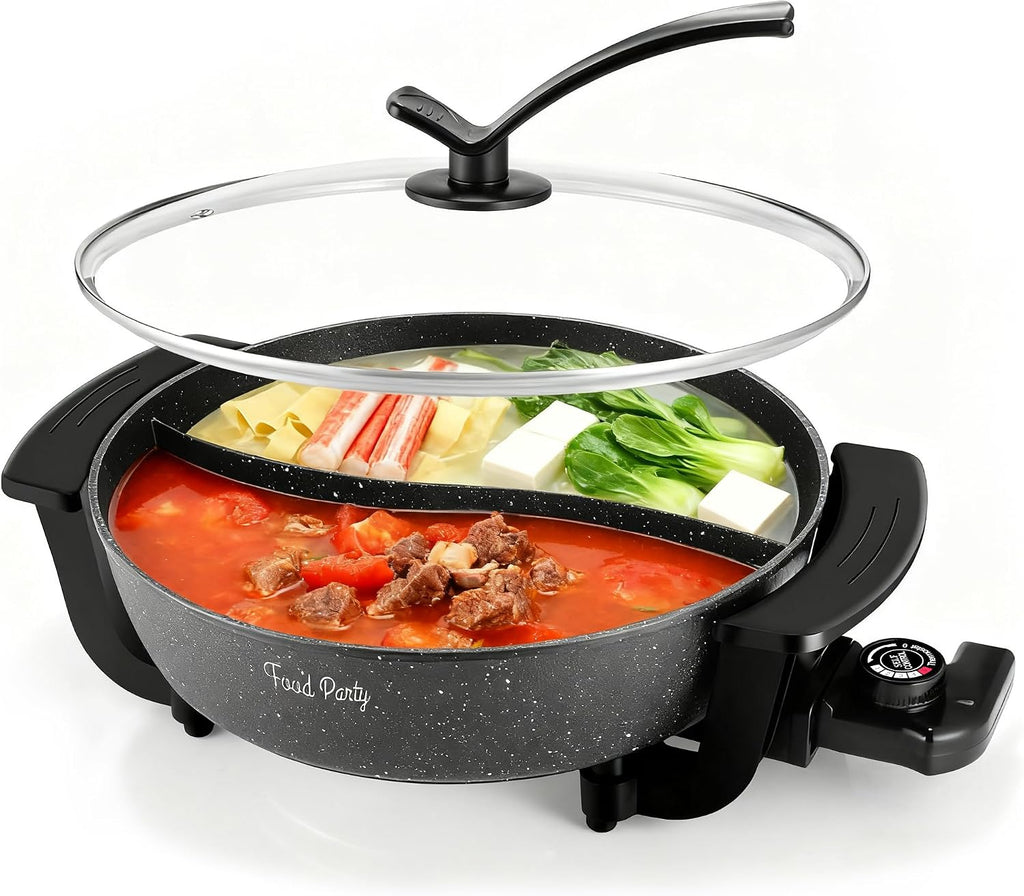 FOOD PARTY Electric hot pot 6L double sided 1200 W