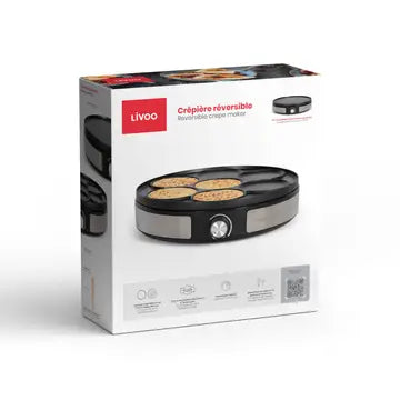LIVOO Reversible crepe maker