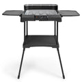 LIVOO 2-in-1 electric barbecue on stand
