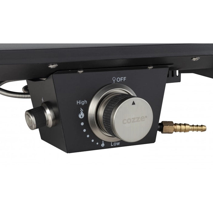EZOOZA Cozze gas pizza oven 17” with thermometer up to 400°C