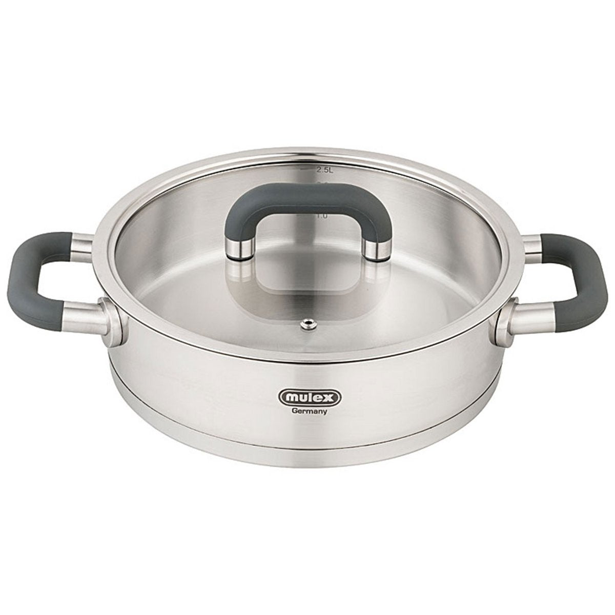 MULEX Lugano stainless steel pot set + serving pan 24 cm