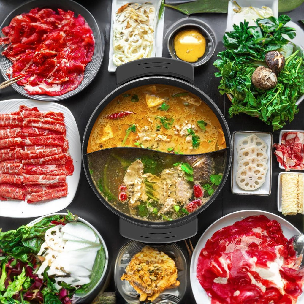 FOOD PARTY Electric hot pot 6L double sided 1200 W