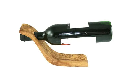OLIVENHOLZ-ERLEBEN Wine bottle holder Welle